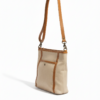 Casablanca genuine leather tote and crossbody bag with visible decorative stitching details shown on a white background.